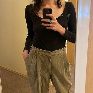 Vintage chords-high waisted